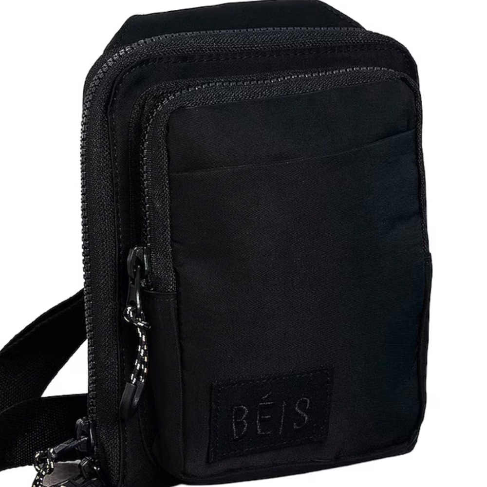 Beis Black Crossbody sling Bag for men or woman NWOT